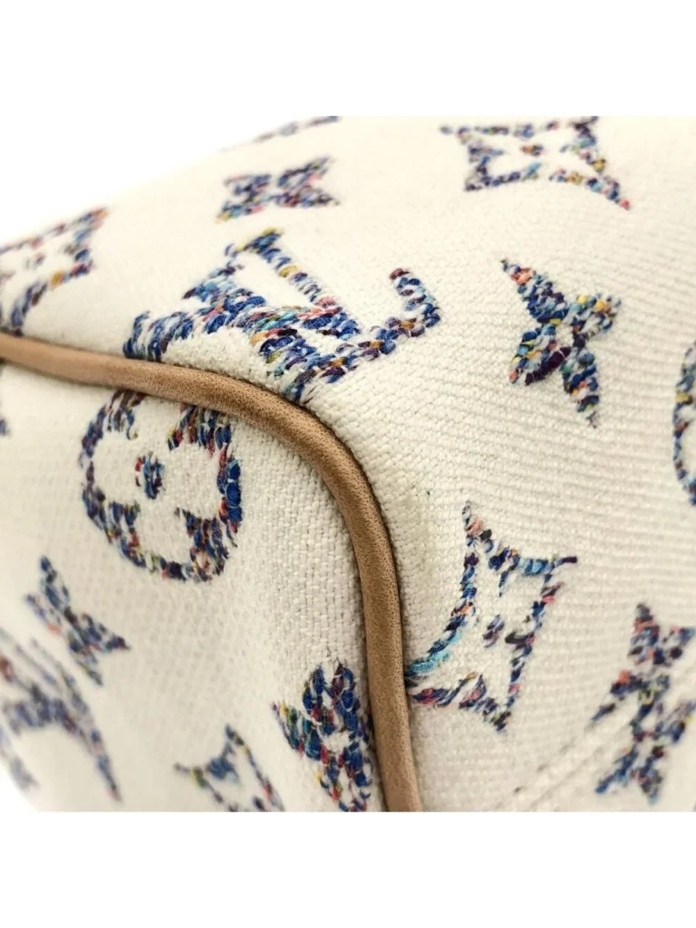 Louis Vuitton Tweed Monogram Multicolor Speedy Bandouliere 20 Boston Bag
